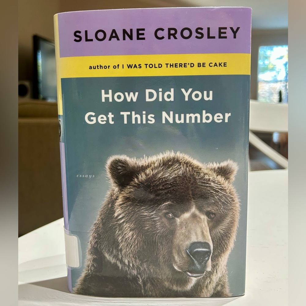 How Did You Get This Number hardcover book by Sloane Crosley
